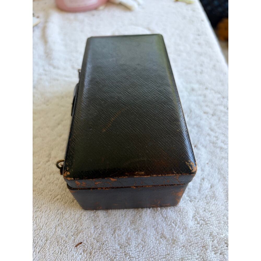 Antique Ladies Travel Case Mid 1800's Toiletry Stationery - Picture 4 of 4